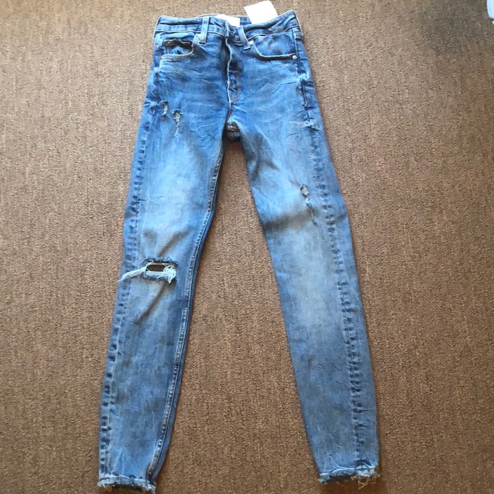 Zara denim skinny jeans